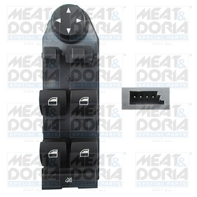 Switch, window regulator